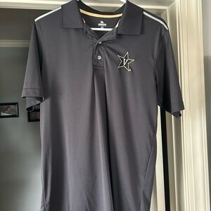 Vanderbilt Black Polo Shirt